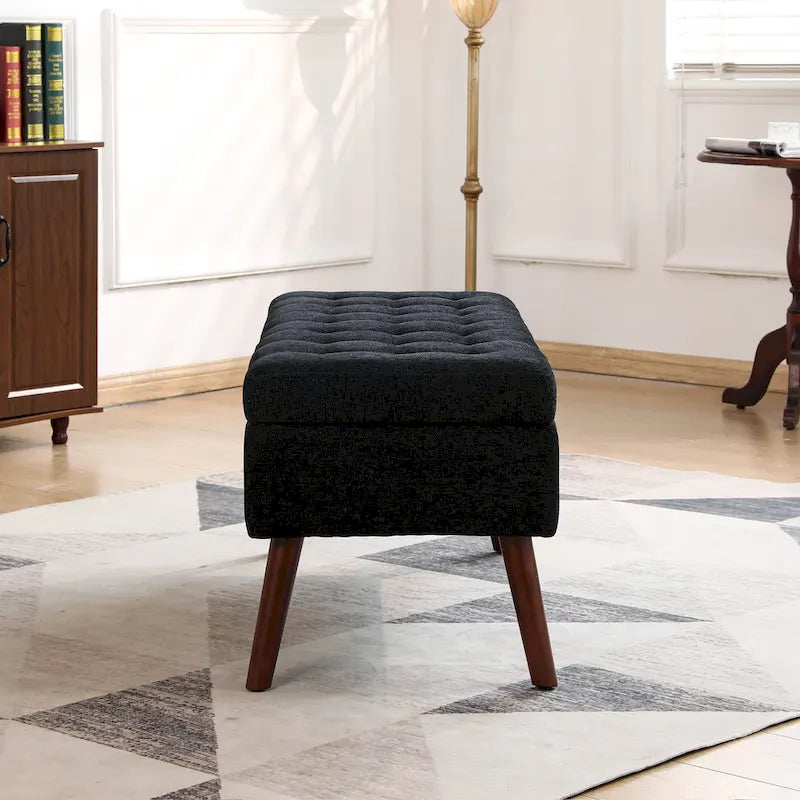 Banc de rangement pour bout de lit de chambre à coucher