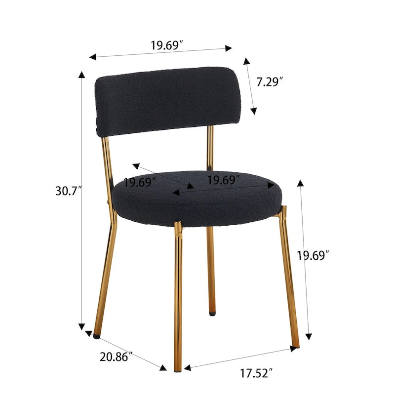 Chaises de salle à manger modernes du milieu du siècle