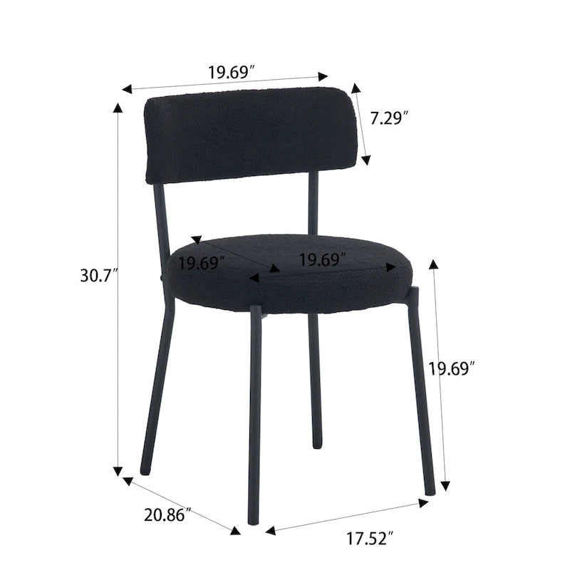 Chaises de salle à manger modernes du milieu du siècle