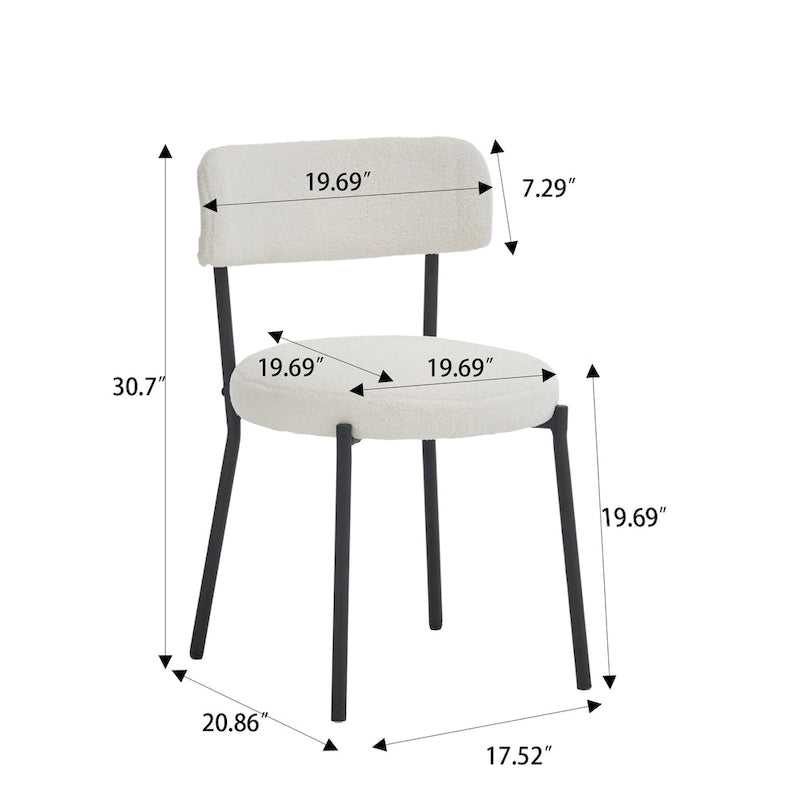 Chaises de salle à manger modernes du milieu du siècle