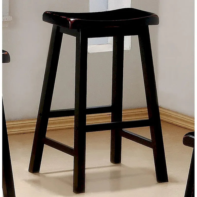 Tabourets de bar en forme de selle (lot de 2)