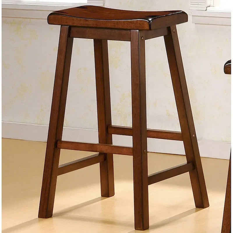Tabourets de bar en forme de selle (lot de 2)