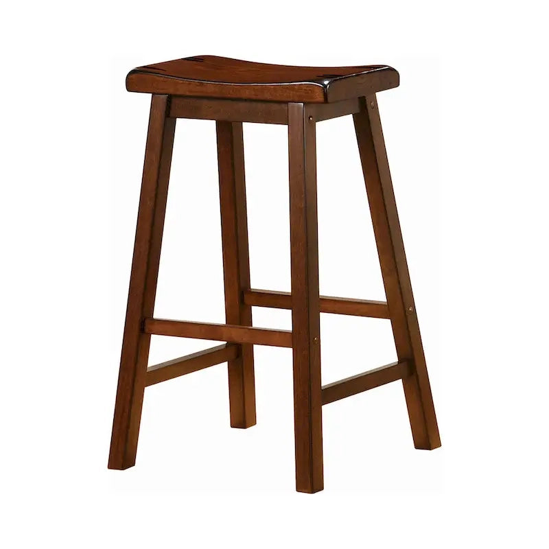 Tabourets de bar en forme de selle (lot de 2)