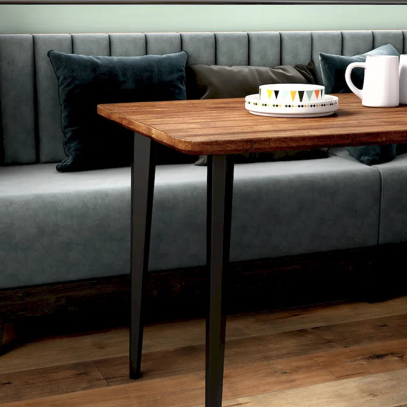 Table de salle à manger Mid-century Modern de 60 pouces