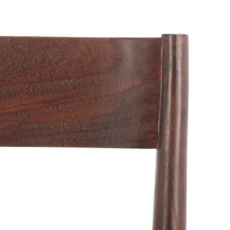 Chaise de salle à manger en cuir (lot de 2) - 18,5 l x 20 P x 31,5 H - 19Lx20Px32H