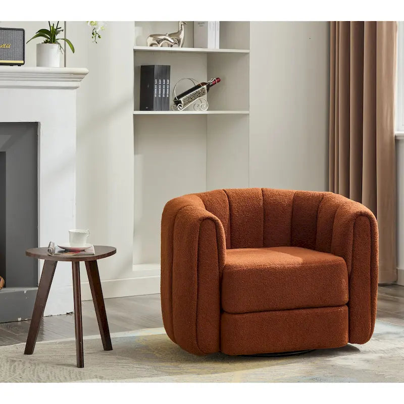 Fauteuil d'appoint pivotant Teddy Barrel