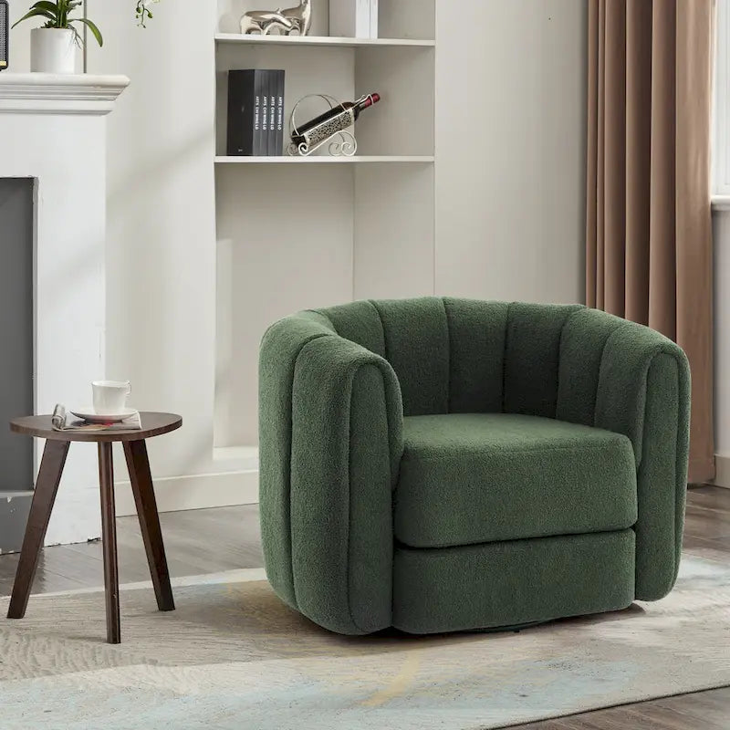 Fauteuil d'appoint pivotant Teddy Barrel
