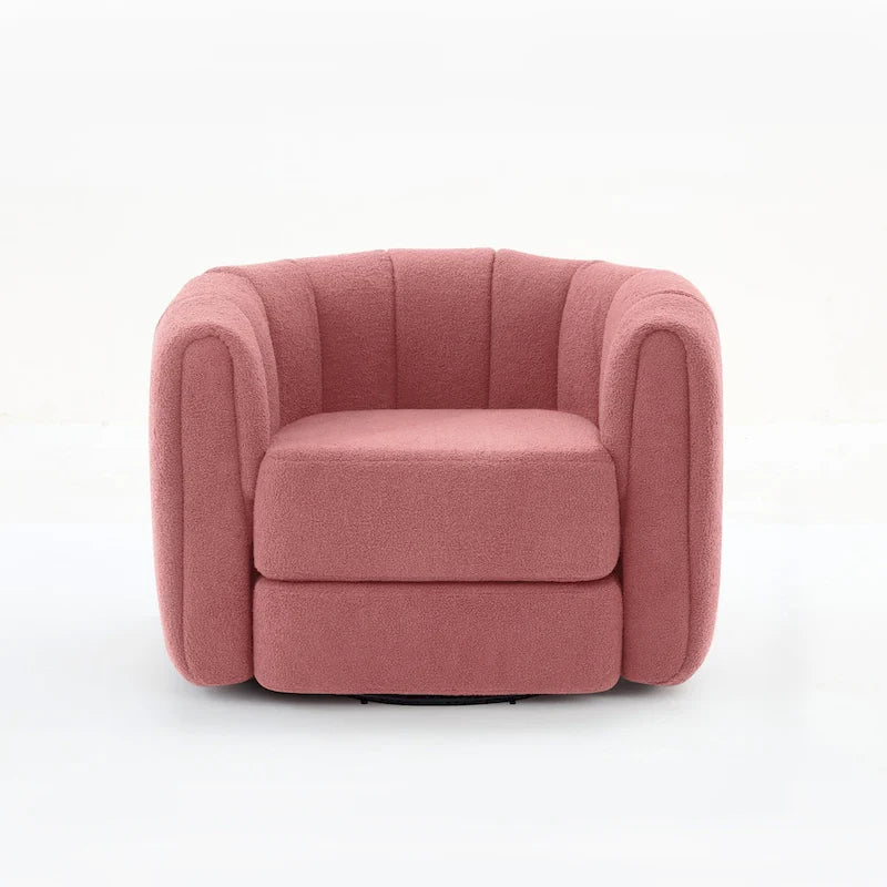 Fauteuil d'appoint pivotant Teddy Barrel