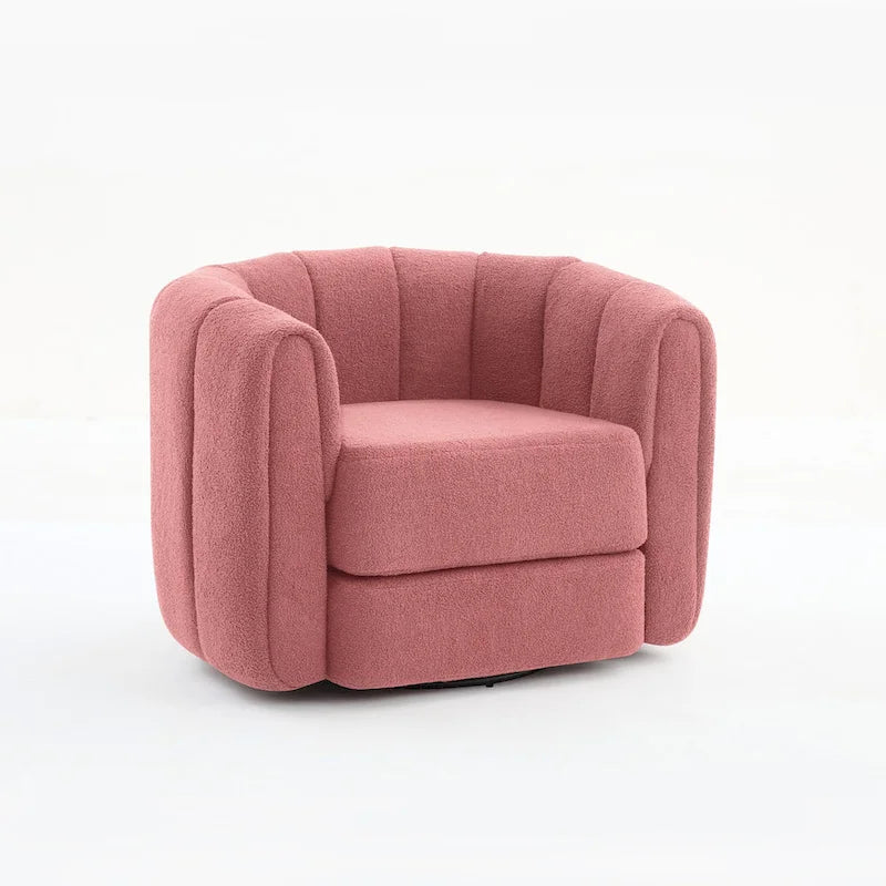 Fauteuil d'appoint pivotant Teddy Barrel