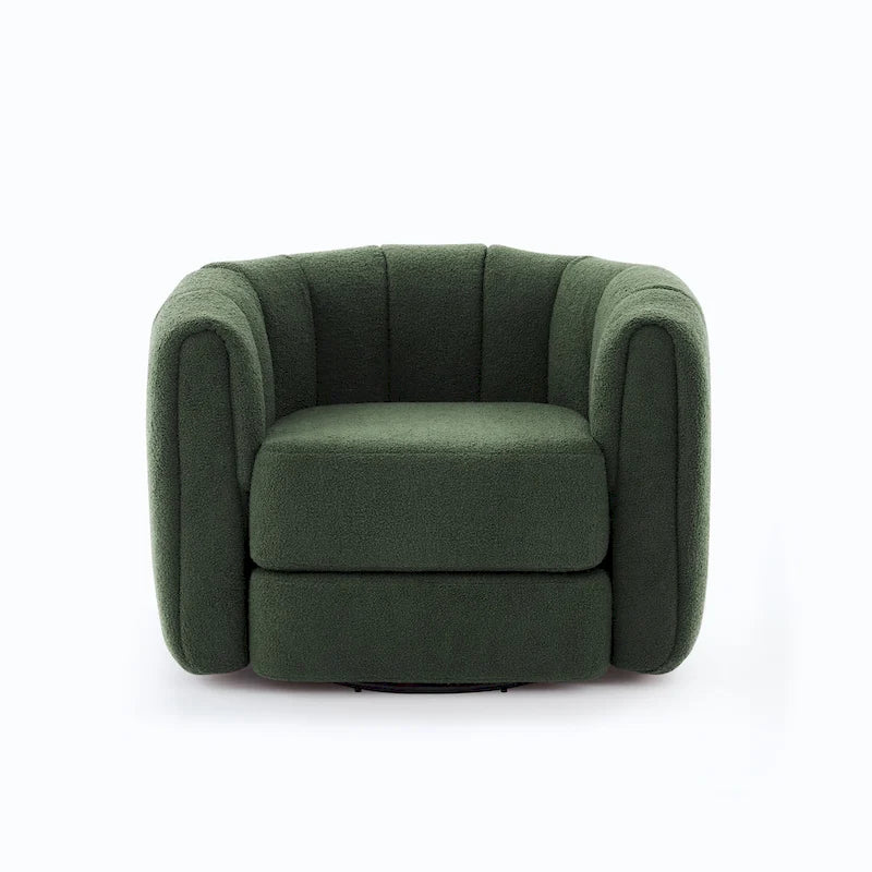 Fauteuil d'appoint pivotant Teddy Barrel