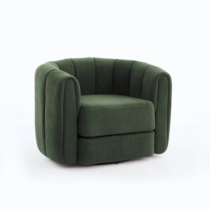 Fauteuil d'appoint pivotant Teddy Barrel