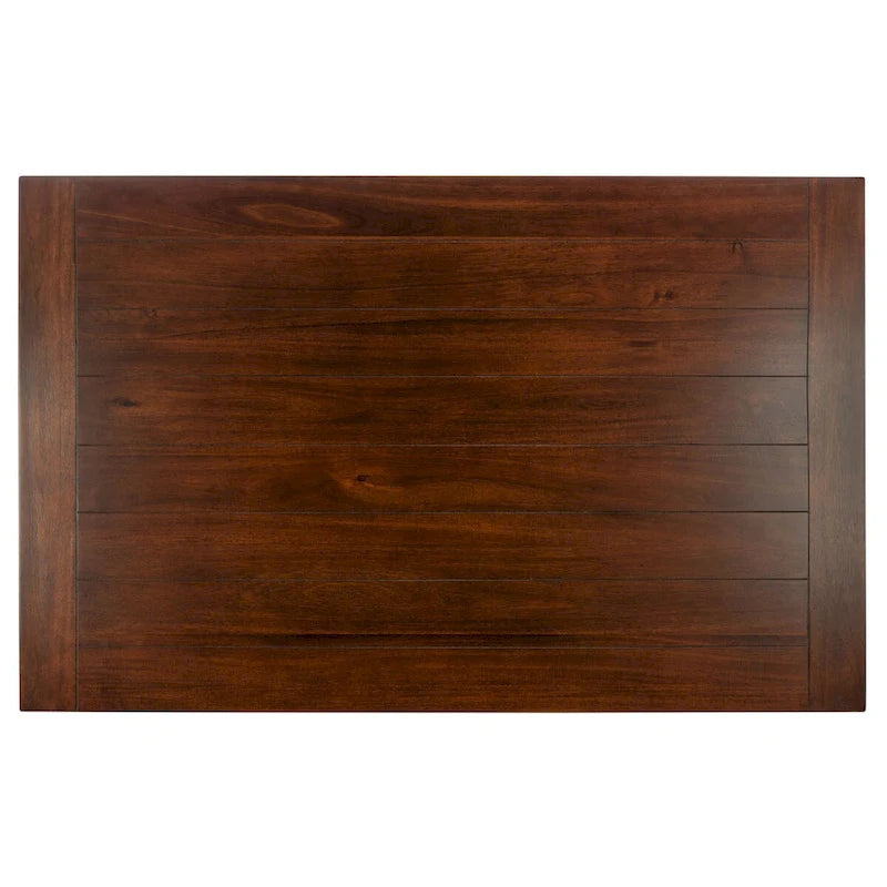 Table à manger rectangulaire marron - 57 L x 36 P x 30 H - 57Lx36Px30H